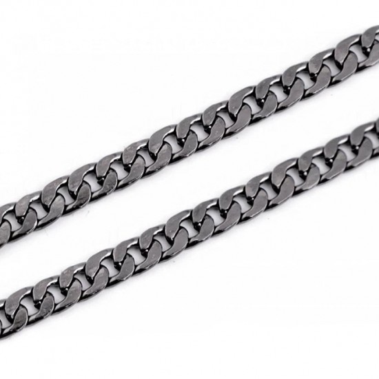 Flat handbag chain with lobster clasp - 117cm
