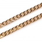 Flat handbag chain with lobster clasp - 117cm