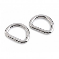 Метален ринг форма Д за чанти