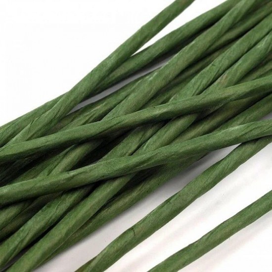 Цветарска тел с хартия 2.5мм 40см - 20 броя