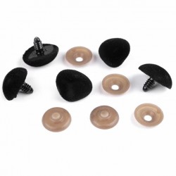 Носле за плетени играчки с велурен ефект 20x25мм Носле за плетени играчки с велурен ефект 20x25мм