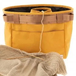 Чанта за плетива Tulip Project bag комплект 2 броя - цвят горчица