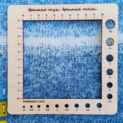 Инструмент за брой бримки и редове в 10х10 см