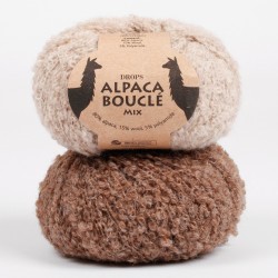 ДРОПС Алпака букле - DROPS Alpaca boucle - мека, лека и много пухкава!