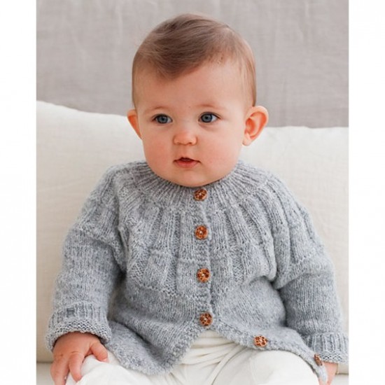 Button with flowers motif 15mm