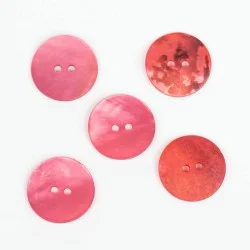 Седефено копче Drops 20мм червен