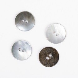 Drops button Mother of pearl 20mm - moonbeam