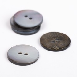 Drops button Mother of pearl 20mm - moonbeam