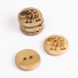 Копче Drops 15мм маслина овчица