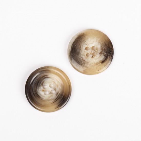 Marble motif button 25mm