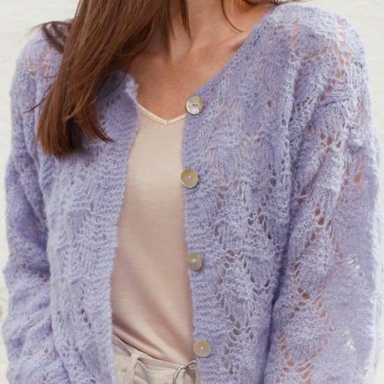 Седефено копче Drops Arched 20мм бял Седефено копче Drops Arched 20мм бял