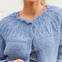 Седефено копче Drops 20мм син Седефено копче Drops 20мм син