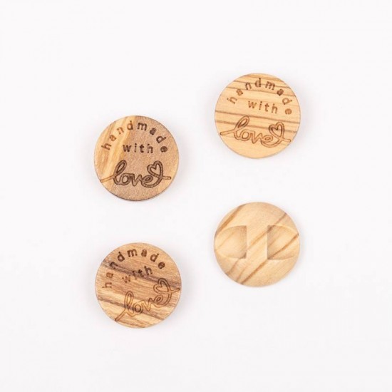 Button Drops handmade with love15mm