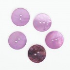 Седефено копче Drops 20мм лилав