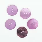 Седефено копче Drops 20мм лилав