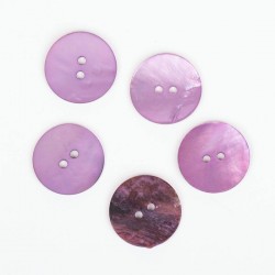 Седефено копче Drops 20мм лилав