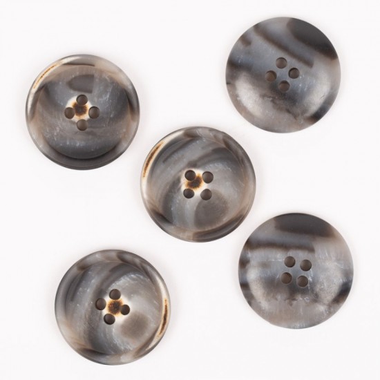 Drops button 23mm - urea brent grey
