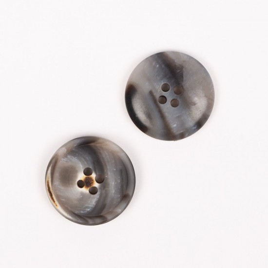Drops button 23mm - urea brent grey