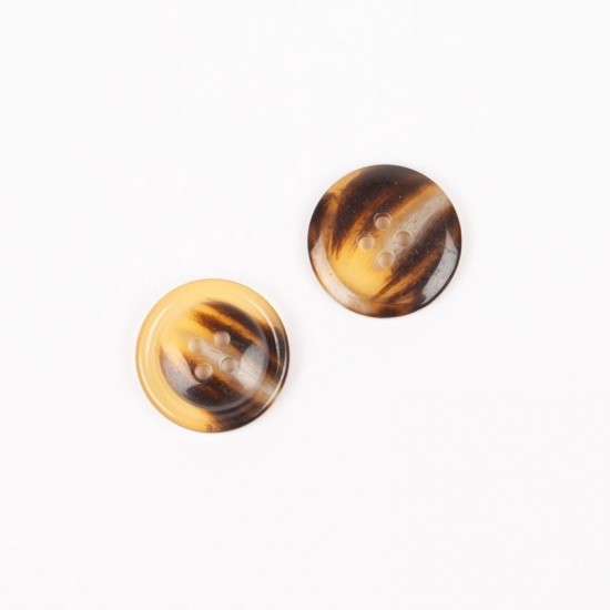 Drops button horn caramel 18mm Drops button horn caramel 18mm