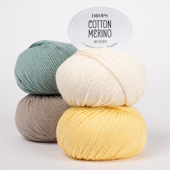 ДРОПС Котън мерино - DROPS Cotton merino - eкстра фина мериносова вълна и памук