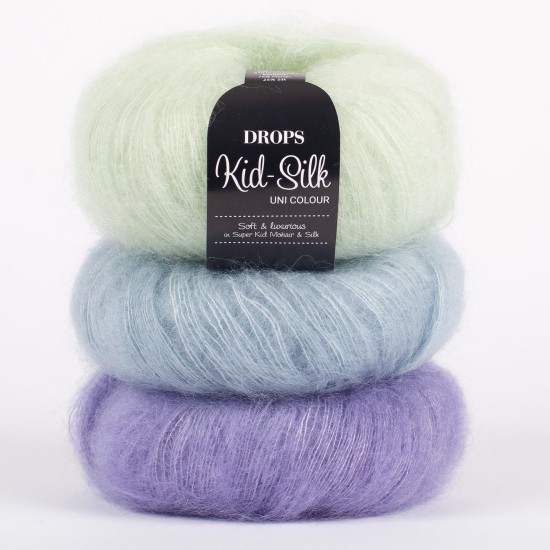 ДРОПС Кид силк - DROPS Kid Silk - луксозен микс от супер кид мохер и коприна ДРОПС Кид силк - DROPS Kid Silk - луксозен микс от супер кид мохер и коприна
