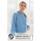 Сет за плетиво: Пуловер Blueberry Cream от DROPS Design Сет за плетиво: Пуловер Blueberry Cream от DROPS Design