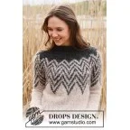 Сет за плетиво: Пуловер Inverted Peaks от DROPS Design Сет за плетиво: Пуловер Inverted Peaks от DROPS Design