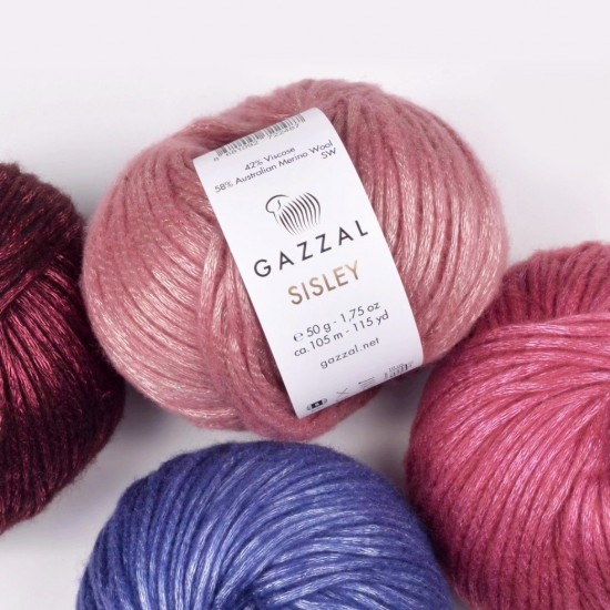 Сисли - мерино с копринено сияние Сисли - мерино с копринено сияние