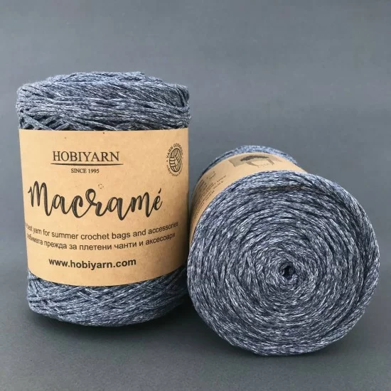 Макраме 250 грама - 85% памук и 15% полиестер Макраме 250 грама - 85% памук и 15% полиестер