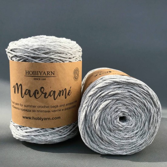 Макраме 250 грама - 85% памук и 15% полиестер Макраме 250 грама - 85% памук и 15% полиестер