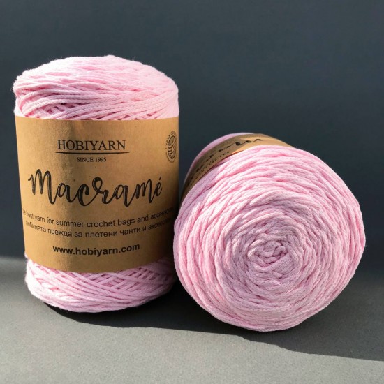 Макраме 250 грама - 85% памук и 15% полиестер Макраме 250 грама - 85% памук и 15% полиестер
