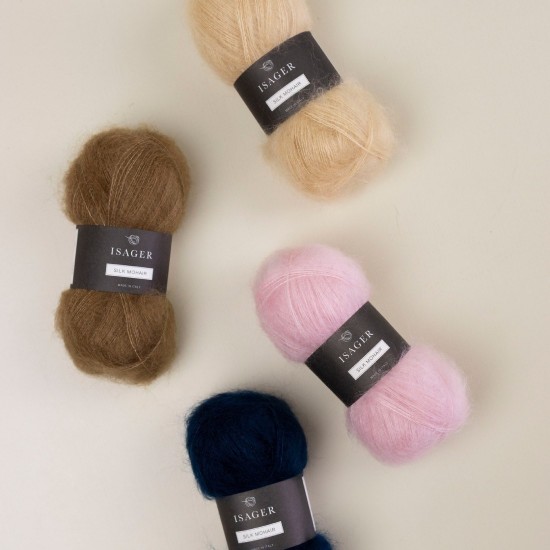 Силк Мохер Isager - супер премиум кид мохер и коприна