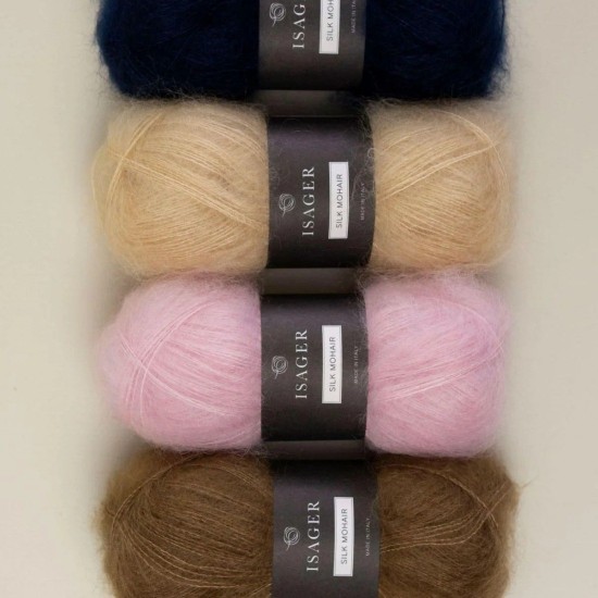 Силк Мохер Isager - супер премиум кид мохер и коприна