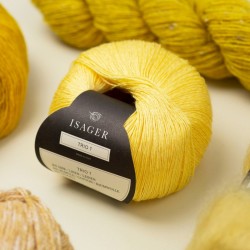 Трио 1 Isager - премиум микс от лен, памук и лиосел