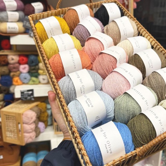 Пюр Силк - Pure Silk Knitting For Olive - 100% буретна коприна Пюр Силк - Pure Silk Knitting For Olive - 100% буретна коприна