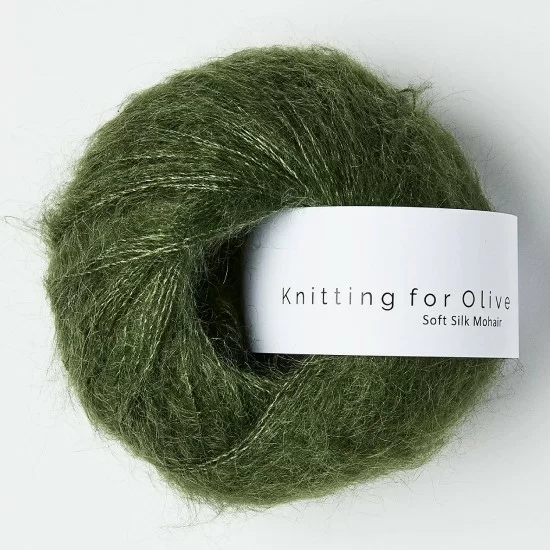 Soft Silk Mohair Knitting for Olive