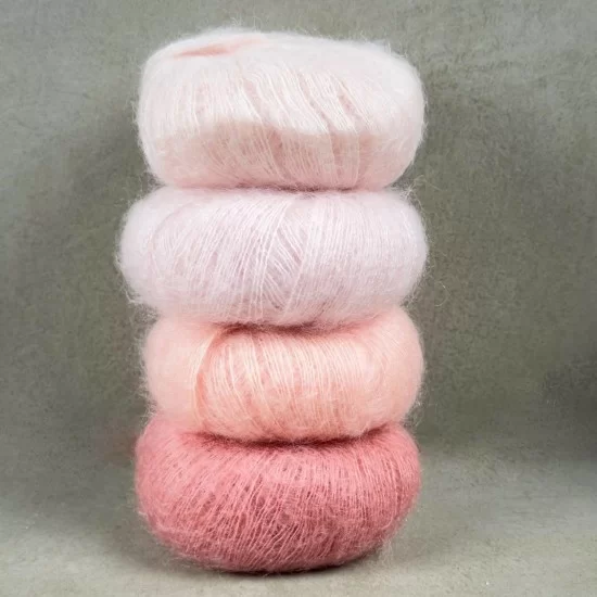 Soft Silk Mohair Knitting for Olive
