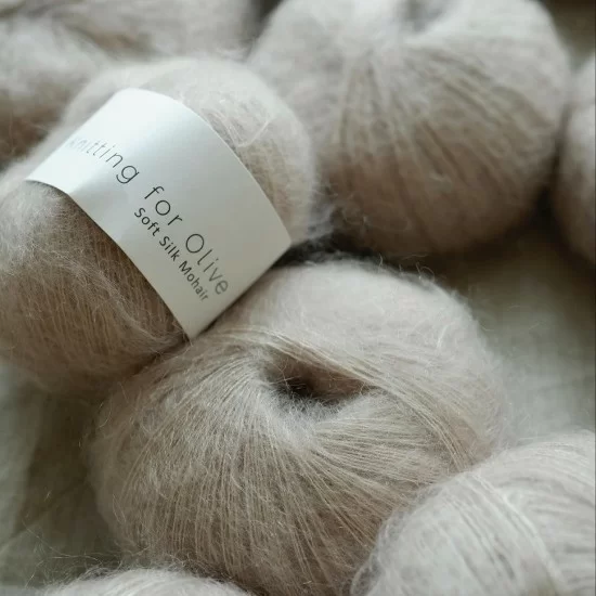 Soft Silk Mohair Knitting for Olive