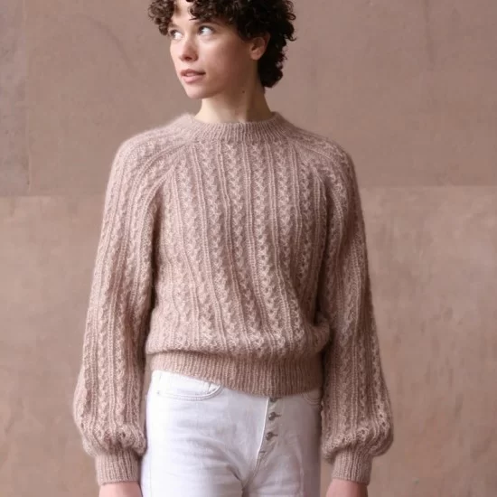 Soft Silk Mohair Knitting for Olive