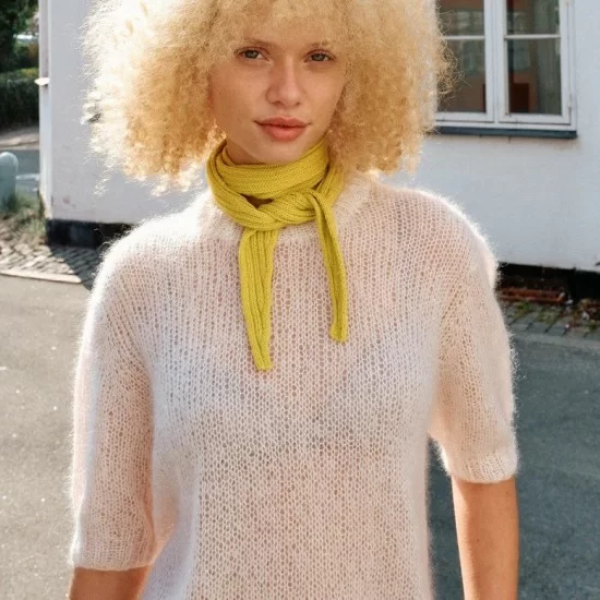 Soft Silk Mohair Knitting for Olive
