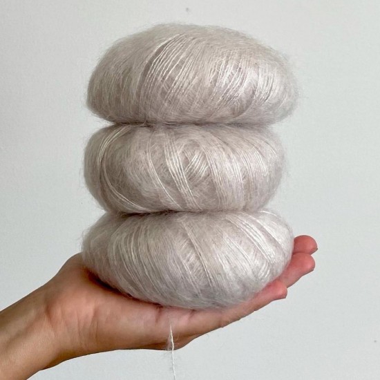 soft silk mohair knitting for olive прежда Soft Silk Mohair Knitting for Olive