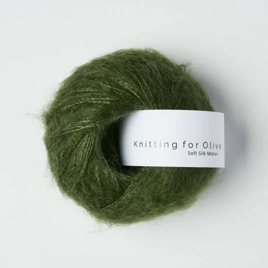 Soft Silk Mohair Knitting for Olive