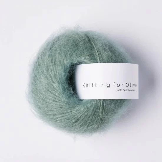 Soft Silk Mohair Knitting for Olive