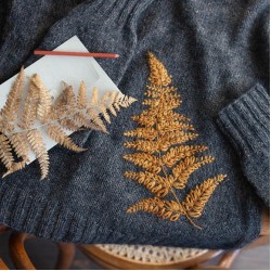 Бродиране върху плетива - книга революция в бродерията