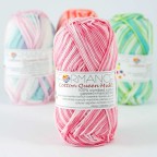 Котон куин мулти - красив цветен векторен печат