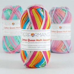 Cotton queen multi jacquard