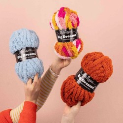 Биг дриймс - супер обемна плюшена прежда