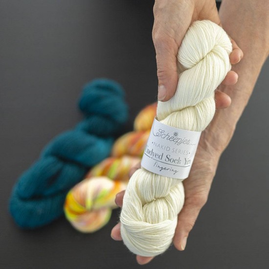 Scheepjes Nakid Series Undyed Yarn 