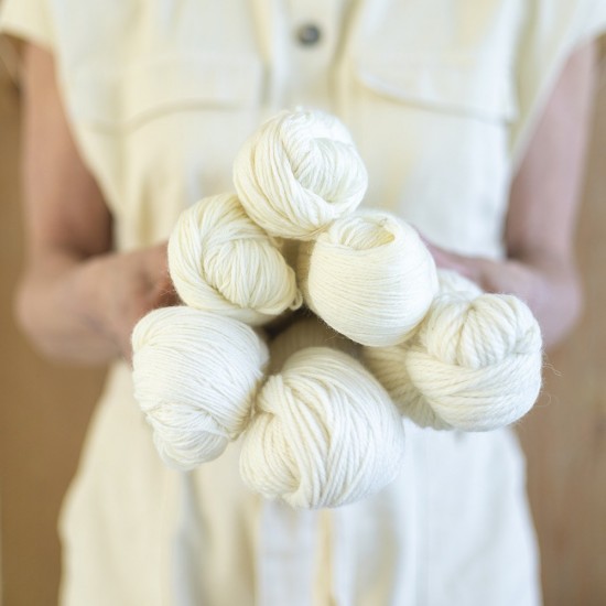 Scheepjes Nakid Series Undyed Yarn 