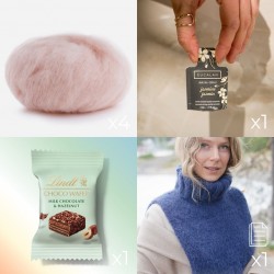 Midnight Snug Neck Warmer by DROPS Design Midnight Snug Neck Warmer by DROPS Design